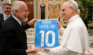 El Papa León XIV recibió al Napoli campeón: “Ganar el campeonato es mérito del equipo”
