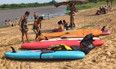 La Municipalidad invita a acompañar la 2ª Competencia Interna de SUP en el Balneario Brigadier Estanislao López