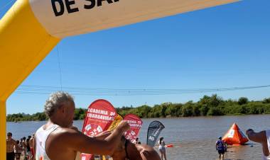 Se realizó la Maratón Acuática Río Salado con una destacada participación en Santo Tomé