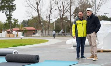 Juegos Suramericanos: avanzan las obras de la nueva pista de atletismo del CARD