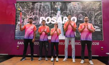 Gobernador Crespo y San Justo, protagonistas del recorrido de la Antorcha Suramericana