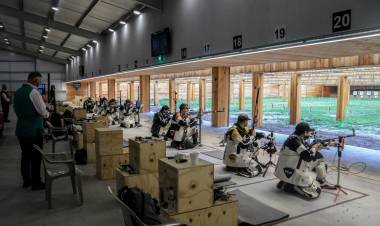 Alexis Eberhardt ganó el oro en rifle tres posiciones