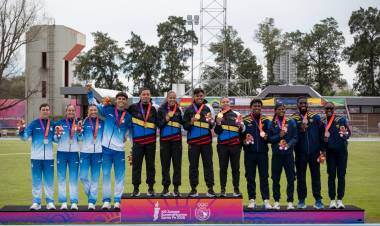 Venezuela se quedó con el oro en el relevo mixto 4x100 del atletismo