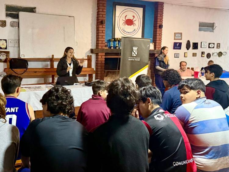 Nueva jornada del ciclo “Salud en el Club” en Santo Tomé