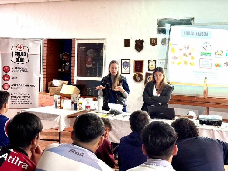 Nueva jornada del ciclo “Salud en el Club” en Santo Tomé