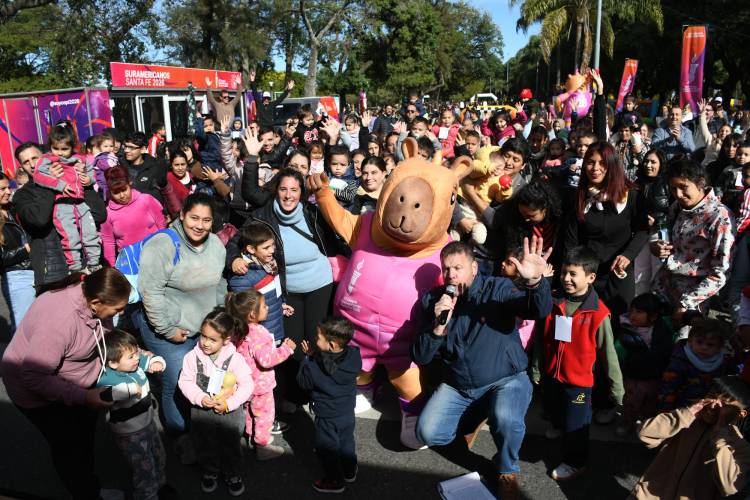 Santa Fe celebró la 1ra Maratón de las Infancias en la Costanera Oeste