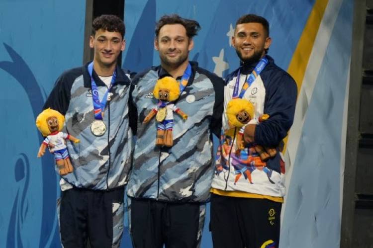 Orgullo rosarino: Fernando Carlomagno ganó tres medallas e hizo historia en los Juegos Parasuramericanos