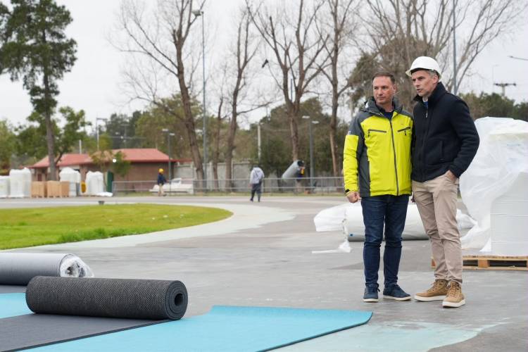 Juegos Suramericanos: avanzan las obras de la nueva pista de atletismo del CARD