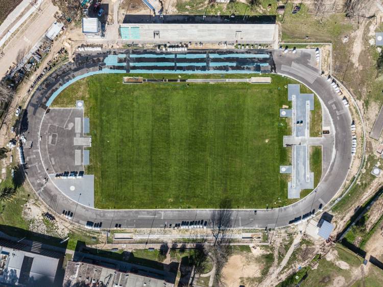 Juegos Suramericanos: avanzan las obras de la nueva pista de atletismo del CARD