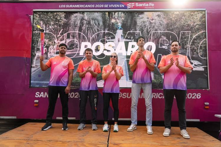 Gobernador Crespo y San Justo, protagonistas del recorrido de la Antorcha Suramericana