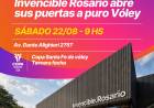 Agenda deportiva: se inaugura el estadio Invencible Rosario con un encuentro de la Copa Santa Fe de vóley