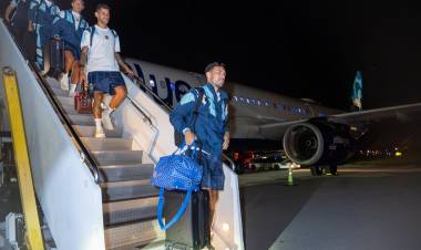 La Selección argentina llegó a Miami para el duelo ante Cabo Verde
