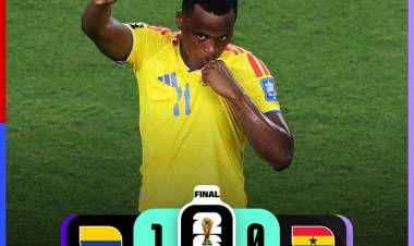 Colombia se impuso a Ghana por la mínima y clasificó a octavos de final del Mundial 2026