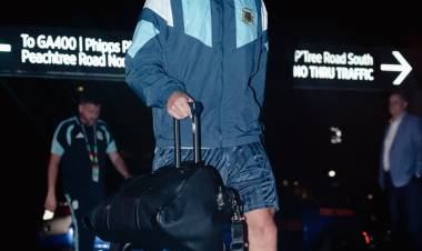 La Selección argentina ya está en Atlanta tras una demora por tormentas