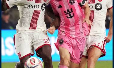 El gol de Messi no alcanzó e Inter Miami perdió contra Toronto