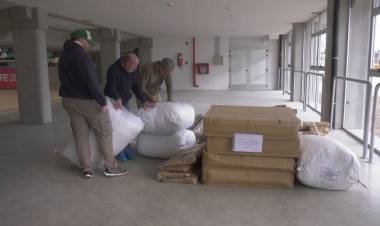Juegos Suramericanos 2026: Llegaron los materiales deportivos de handball al estadio Invencible Santa Fe