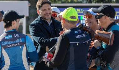Juegos Suramericanos 2026: Pullaro inauguró en Recreo el Centro de Tiro más moderno de América Latina