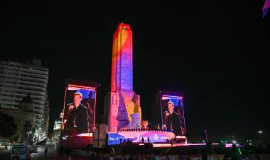 Rosario abre los Juegos Suramericanos con una gran fiesta en el Monumento