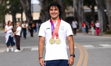Juegos Suramericanos Santa Fe 2026: Santino Basaldella y el valor del CReAR detrás de sus dos oros