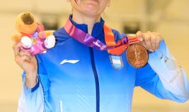 Amelia Fournel, la santafesina que abrió el sábado con una medalla para Argentina