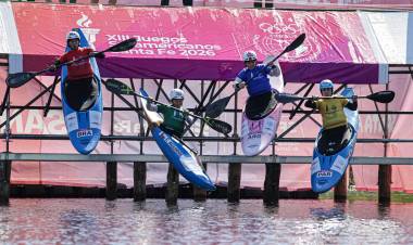 Canotaje slalom: Chile y Brasil subieron a lo más alto en Kayak Cross