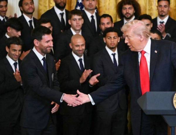 Lionel Messi estuvo con Donald Trump en la Casa Blanca