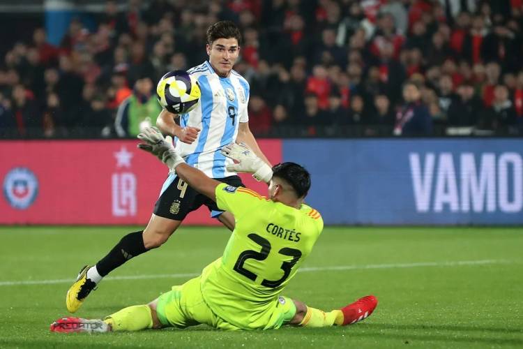 Julián Álvarez, autor del gol en el triunfo argentino sobre Chile por 1-0: “Tuvimos control del partido”