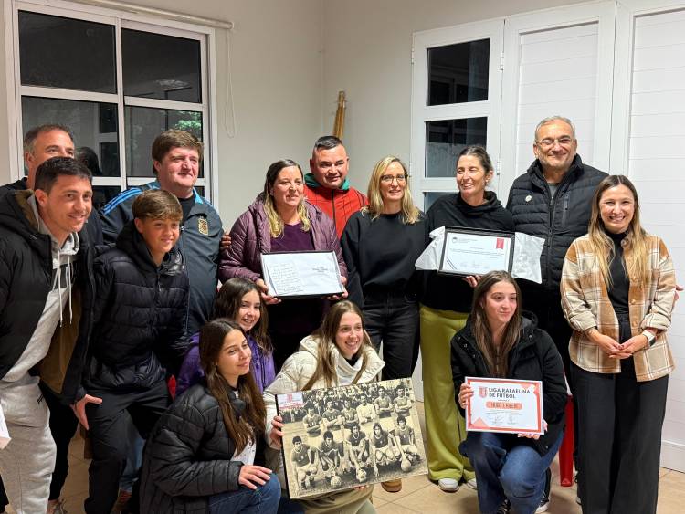 Merecido reconocimiento a Hugo Riberi de la Liga Rafaelina de Fútbol
