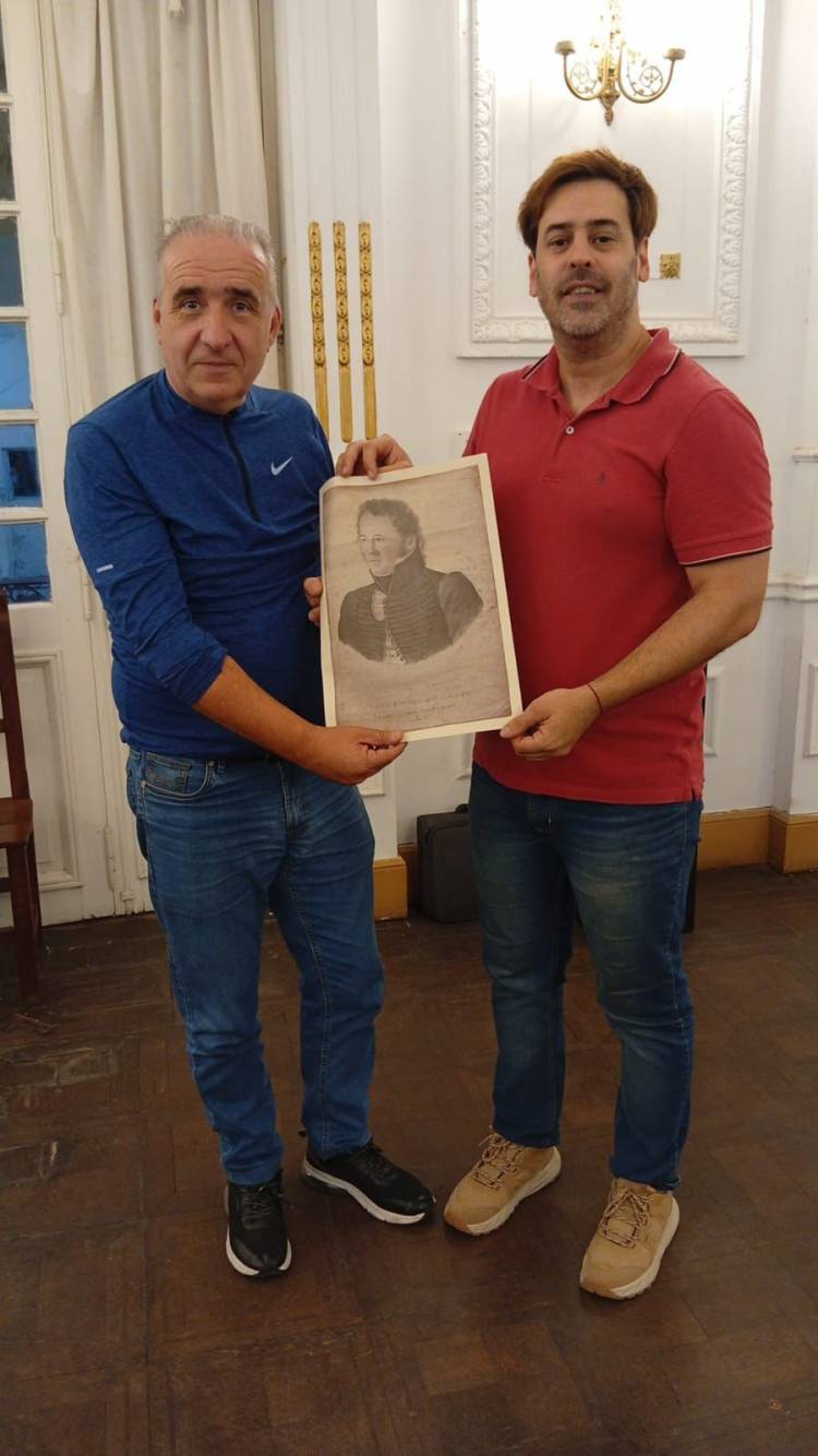 Ariel Sclafani visitó el Centro Español de Santa Fe 