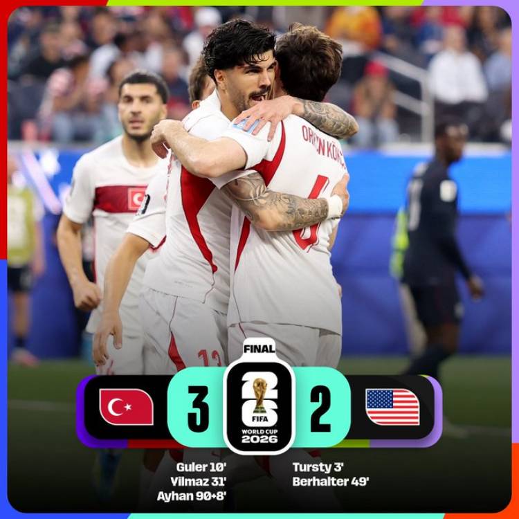 Estados Unidos lideró el Grupo D tras la derrota ante Turquía