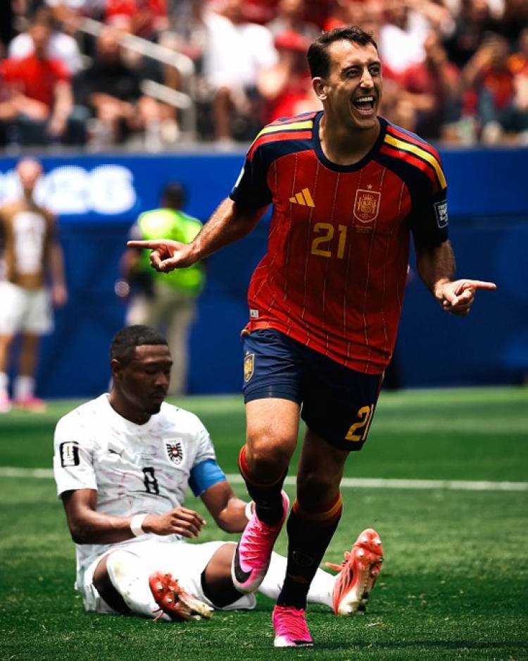 España goleó a Austria y se metió en octavos de final del Mundial 2026