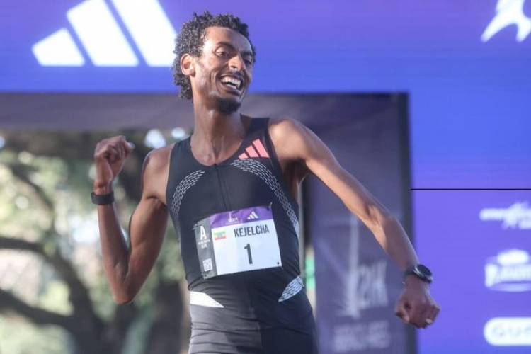 Yomif Kejelcha hizo historia en Buenos Aires: nuevo récord mundial en la media maratón