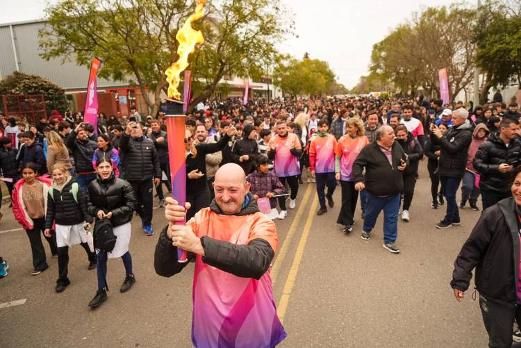 San Jorge recibió la Antorcha y celebró el espíritu de Santa Fe 2026