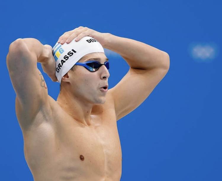 Juegos Suramericanos: Grassi rozó el oro y sumó la medalla plata en los 50 metros mariposa