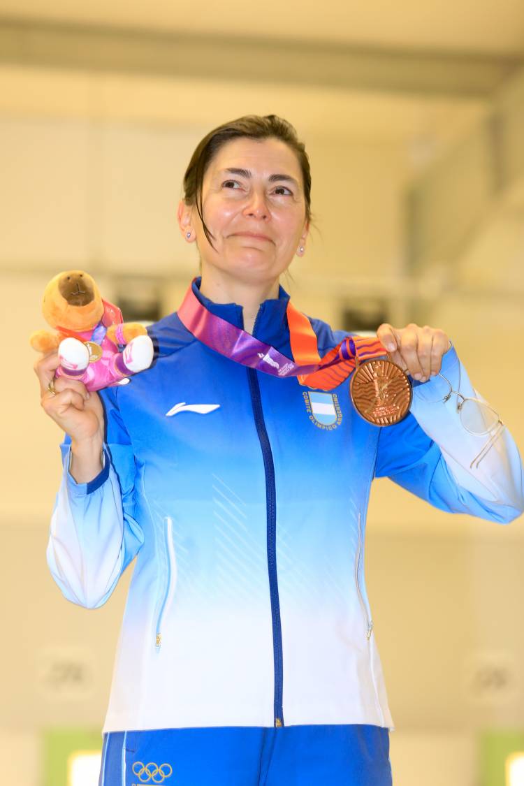 Amelia Fournel, la santafesina que abrió el sábado con una medalla para Argentina