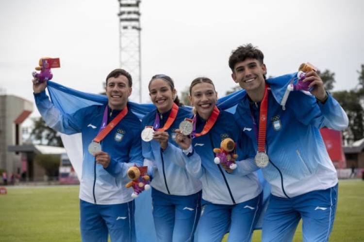 Rosario volvió a dejar su huella en los Juegos Suramericanos: medalla de plata en atletismo