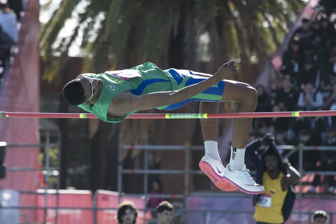 Salto en alto: Fernando Carvalho le dio un nuevo oro suramericano a Brasil