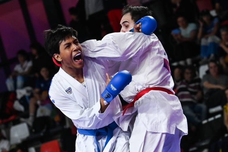 Karate: Ocho países ganaron medallas en las finales de kumite